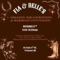 Fia + Belle Ribbon Cutting
