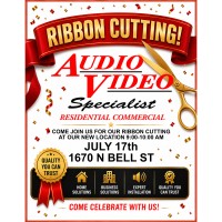 Audio Visual Specialist Ribbon Cutting