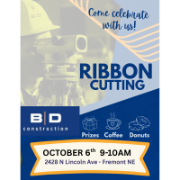 BD Construction Ribbon Cutting