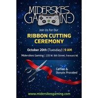 Midersikes Gaming Ribbon Cutting