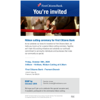 First Citizens Bank Ribbon Cutting