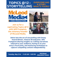 Topics @12 - Storytelling with McLeod Media