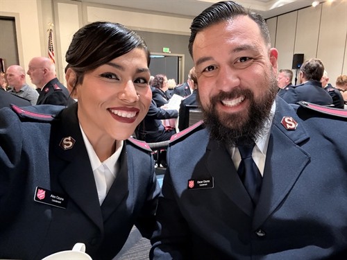 Corps. Officers/Pastors Lt. Oscar & Alexandrea Ozuna