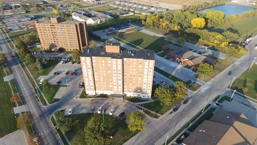 Drone View – Gifford & Stanton Towers