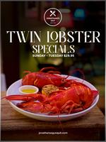 Twin Lobsters at Jonathan's