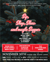 Don Campbell Trio Show, "Sip, & Shop Holiday Event"