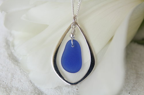 Seaglass Absract Necklace 