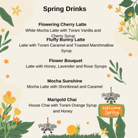 Spring Drinks and Lotus Energy Drinks