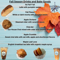 Fall Season Drinks & Bake Goods