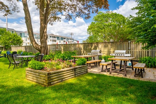 Enjoy grilling on the patio