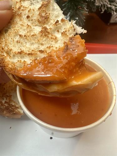 Our "Bundle" Soup Special (Tomato Soup & Grilled Cheese)