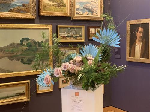 Art In Bloom, one of the many events held at OMAA during the season