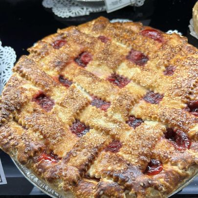 Our bakery carries freshly made pies, cakes, & desserts. Cookies, muffins and scones as well.