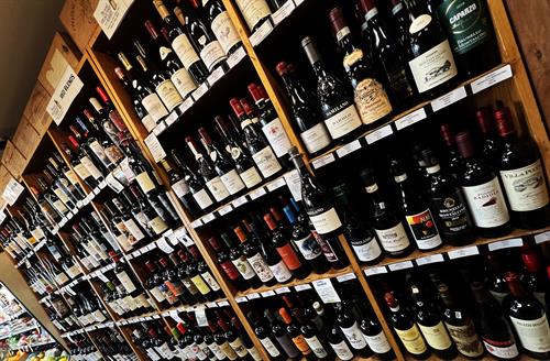 We have a vey large selection of wines, champagne and beer