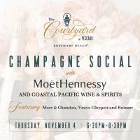 Champagne Social The Courtyard at Pescado Rosemary Beach with Moet Hennessy and Coastal Pacific Wine & Spirits