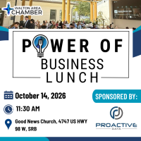 October 2026 Power of Business Lunch sponsored by Proactive Data
