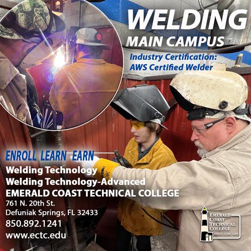 Our welding instructor, Dobi Miller has been awarded the Regional Instructor of the Year by the American Welding Society (AWS)! Enroll now to be taught by the best!