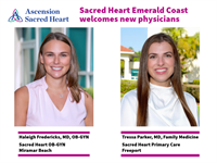 Ascension Sacred Heart Emerald Coast welcomes new physicians