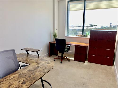 Furnished private office example