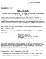 Emerald Coast Hospice Kicks Off 21st Annual Food Drive to Support Caring & Sharing of South Walton.
