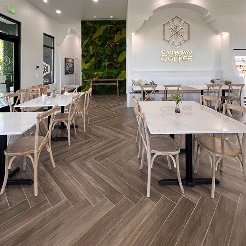 Causeway Coffee Floor remodel