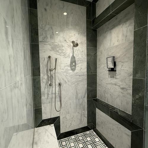 Luxury Shower remodel at Kelly Plantation