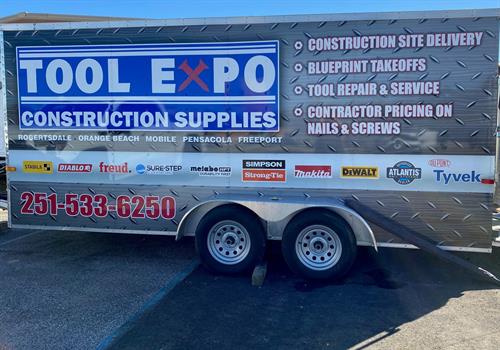 The Tool Expo Construction Supplies Event Trailer