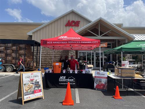 Ace Handyman Services supporting a local Ace Hardware Retailer