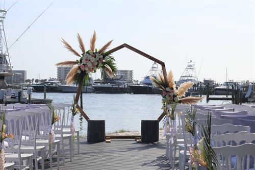 weddings in the SubMarina event space