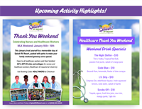 Splash RV Resort Thank You Weekend - celebrate nurses and healthcare heroes