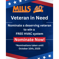 Mills Veteran in Need Giveaway