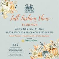 Caring & Sharing of South Walton to Host Annual Fall Fashion Show on September 21st at the Hilton Sandestin Beach Golf Resort & Spa 