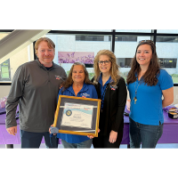 Eglin Federal Credit Union recognizes Mary Calvert for 25 years of service
