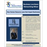 Business Luncheon Networking Mixer
