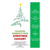 Fullerton Community Band Christmas Concert