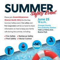 Summer Safety Tips Event