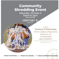 Community Shredding Event hosted by Century 21 Discovery