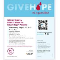 Bio-One of Orange / City of Hope Blood Drive