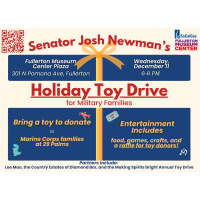 Senator Newman’s Holiday Toy Drive