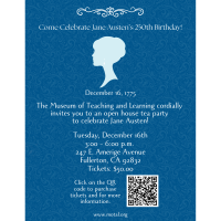 MOTAL presents: Jane Austen's Birthday Tea Party