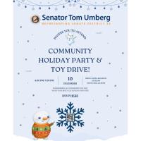 Senator Umberg's 2025 Community Holiday Party & Toy Drive