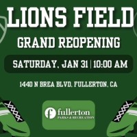 Lions Field Grand Re-Opening