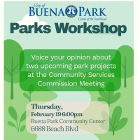 City of Buena Park: Parks Workshop
