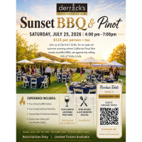 Derricks Grille - Sunset BBQ & Pinot Event