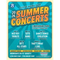 City of Buena Park: Summer Concerts in the Park