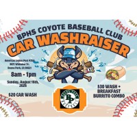 BPHS Coyote Baseball Club: Car Wash Fundraiser