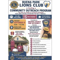 Buena Park Lions Club: Community Outreach Program | OC Fire Authority