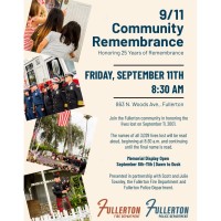 City of Fullerton: 9/11 Community Remembrance