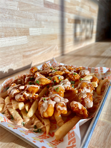 Our Famous Zecto Fries with Sweet Korean Chili Sauce!
