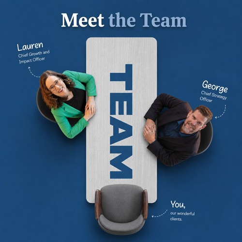 Meet the co-founders for Riviera Group Consulting, Lauren and George!